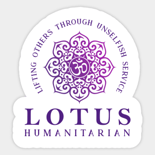 LOTUS Humanitarian Sticker